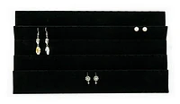 Earring Insert Standard Size 45 Pairs Black