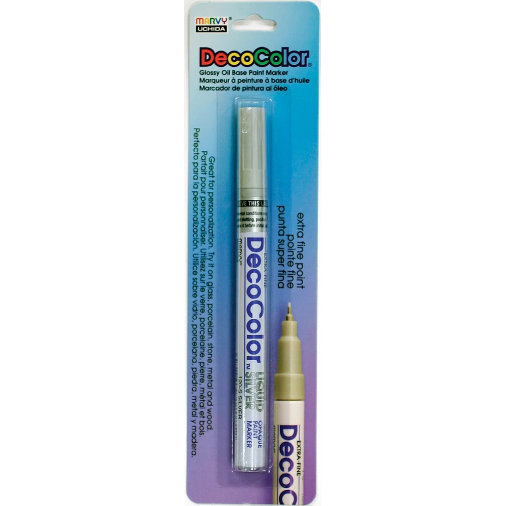 Uchida DecoColor Extra Fine Metallic Opaque Paint Marker