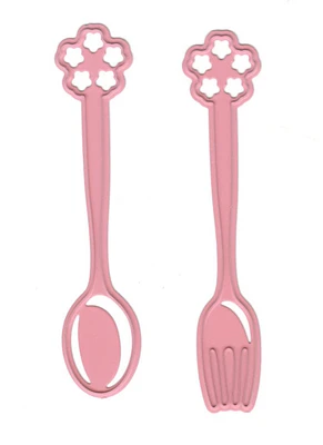 Joy! Crafts  Cutting and Embossing Die - Afternoon tea fork & spoon