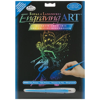 Royal & Langnickel(R) Rainbow Foil Engraving Art Kit 8"X10"