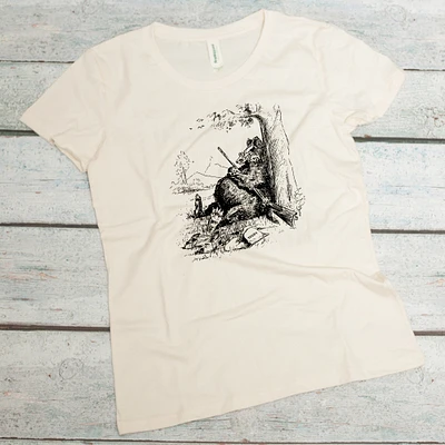 Bear Hunting Women's Organic Cotton T-Shirt
