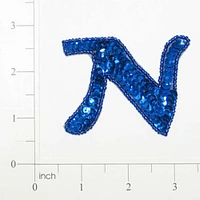 Letter N Sequin Applique/Patch