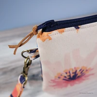 Wristlet Sewing Kit - Dahlia Gold - Sewing Project Kit - Beginner Friendly