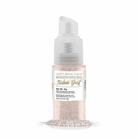 Soft Rose Gold Edible Glitter Spray 25g Pump | Tinker Dust®