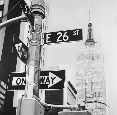 New York City Street Signs Poster Print by Atelier B Art Studio - Item # VARPDXBEGTYP16