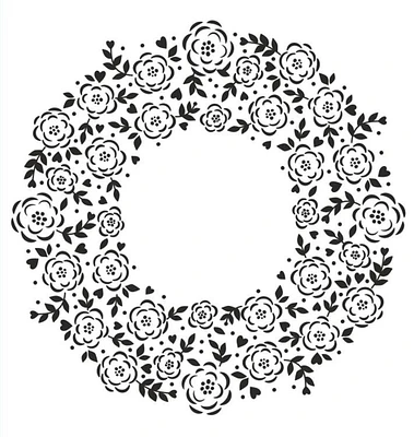 Creative Expressions Floret Circle Stamp