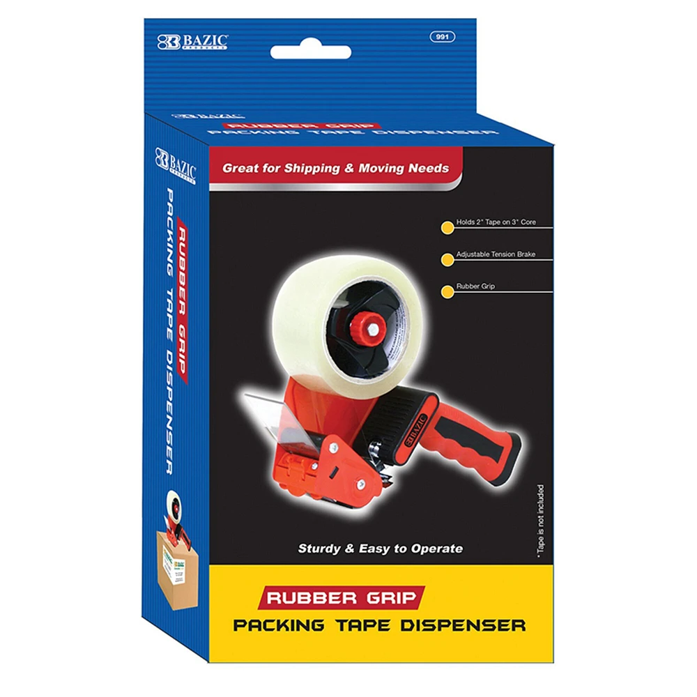 Rubber Grip Premium Comfort Packing Tape Dispenser