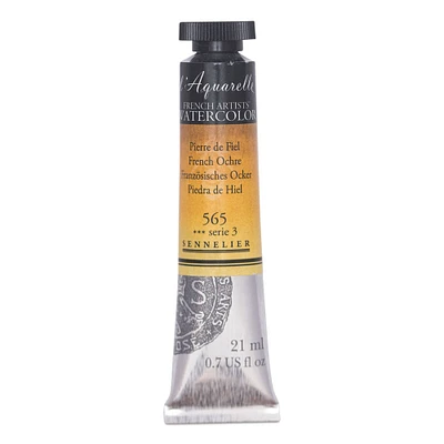Sennelier French Artists' Watercolor - French Ochre, 21 ml, Tube
