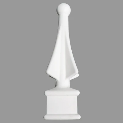Fence Finials Four-Sided Spire Premium Polypropylene Fence Toppers USA Made