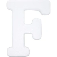 Foam Letters for Crafts, Letter F (White, 12 in)