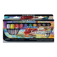 Daler-Rowney Georgian Oil Paint - Selection Set of 10, 38 ml, Tubes