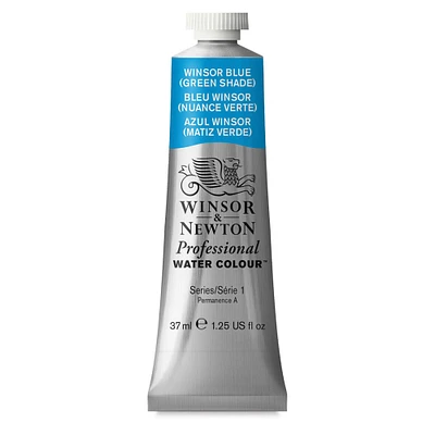Winsor & Newton Professional Watercolor - Winsor Blue (Green Shade), 37 ml Tube