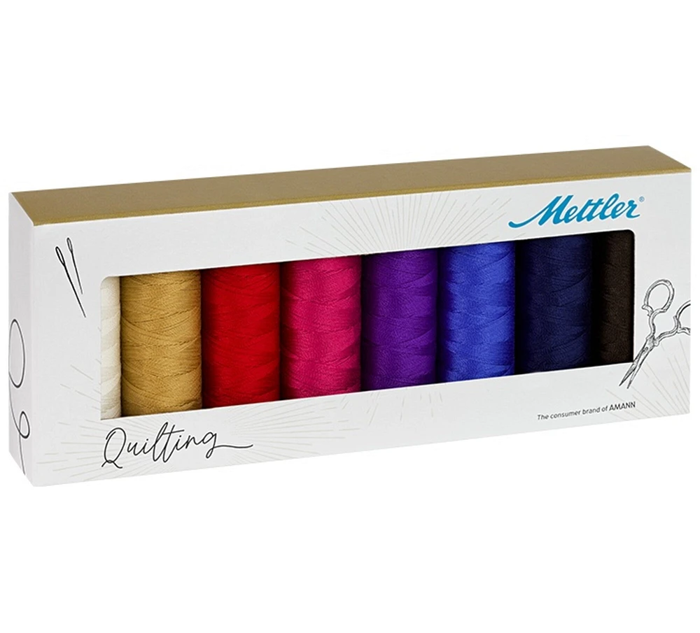 Mettler Cotton Machine Quilting Thread Gift Pack 8/Pkg