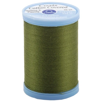 Coats Cotton Covered Quilting & Piecing Thread 250Yd-Olive
