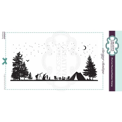 Creative Expressions Designer Boutique Collection Stargazing DL Pre Cut Rubber Stamp