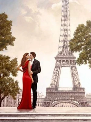 Romance in Paris I Poster Print by John Silver - Item # VARPDX3JJ2470