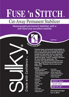 Sulky Fuse 'N Stitch Cut-Away Permanent Stabilizer-24"X36"