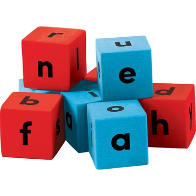 Foam Alphabet Dice, Pack Of 20