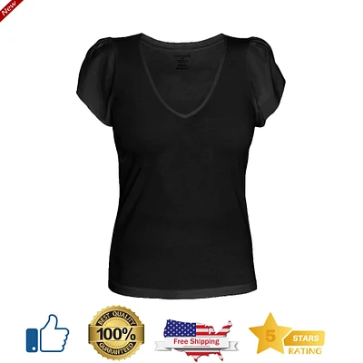 Special Women's V Neck T-shirt - Sustainable Comfort for Stylish Women | Timeless Appeal Cashmere Blend V Neck T-shirt for Classic Looks | RADYAN®