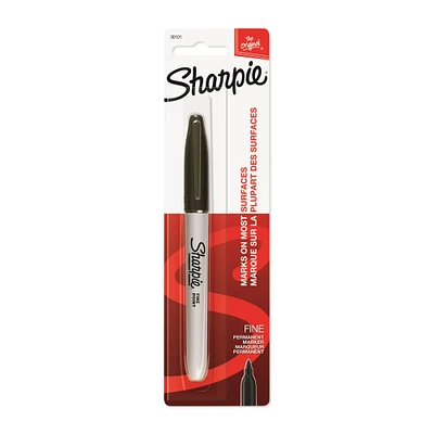 Sharpie Marker, Carded Packaging, Fine, Black