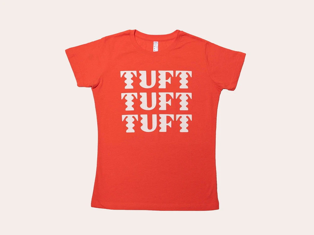 Orange Tuft Tuft Tuft Tee (Fitted)