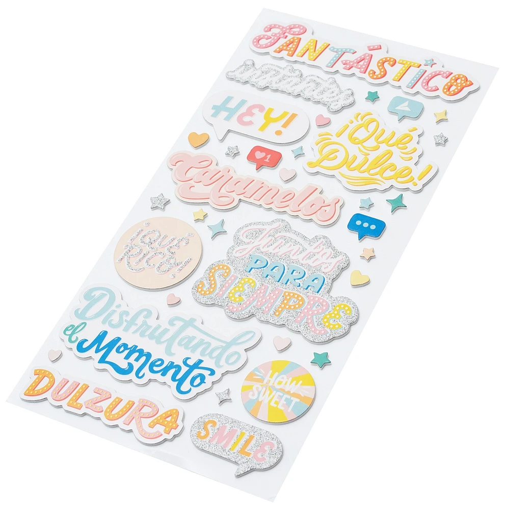 Obed Marshall Fantastico Thickers Stickers 69/Pkg-Smile Phrase