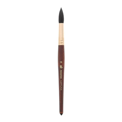 Princeton Brush Neptune Synthetic Squirrel Watercolor Brush, Round, 18