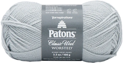 Patons Classic Wool Yarn-Cool Gray