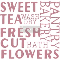 Redesign Decor Stamp - Sweet Tea 12"x12" (9 pcs)