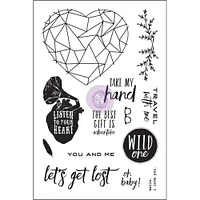 Prima Marketing Inc 4x6 Cling Stamp - Wild & Free 655350992330