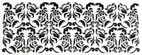 Wedding Doves Cake Stencil Side | C728 by Designer Stencils | Cake Decorating Tools | Baking Stencils for Royal Icing, Airbrush, Dusting Powder | Reusable Plastic Food Grade Stencil for Cakes | Easy to Use & Clean Cake Stencil