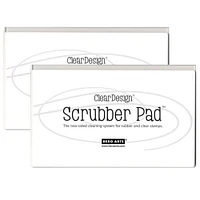 Clear Design Scrubber Pad, Pack Of 2