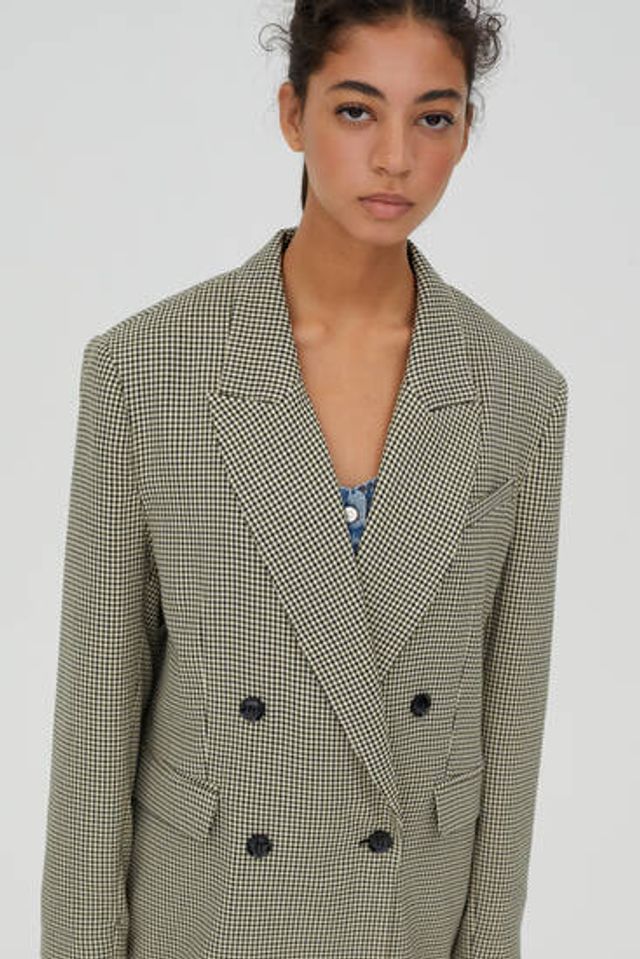 Blazer preppy à carreaux vichy - Prêt-à-porter de luxe