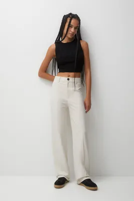 Pantalon habillé droit