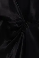 Robe chemise satinée
