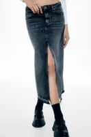 Jupe longue en jean