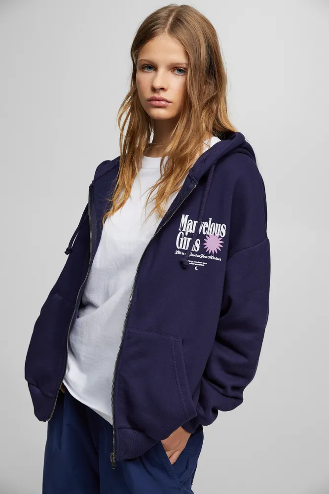 Sweat à capuche zippé