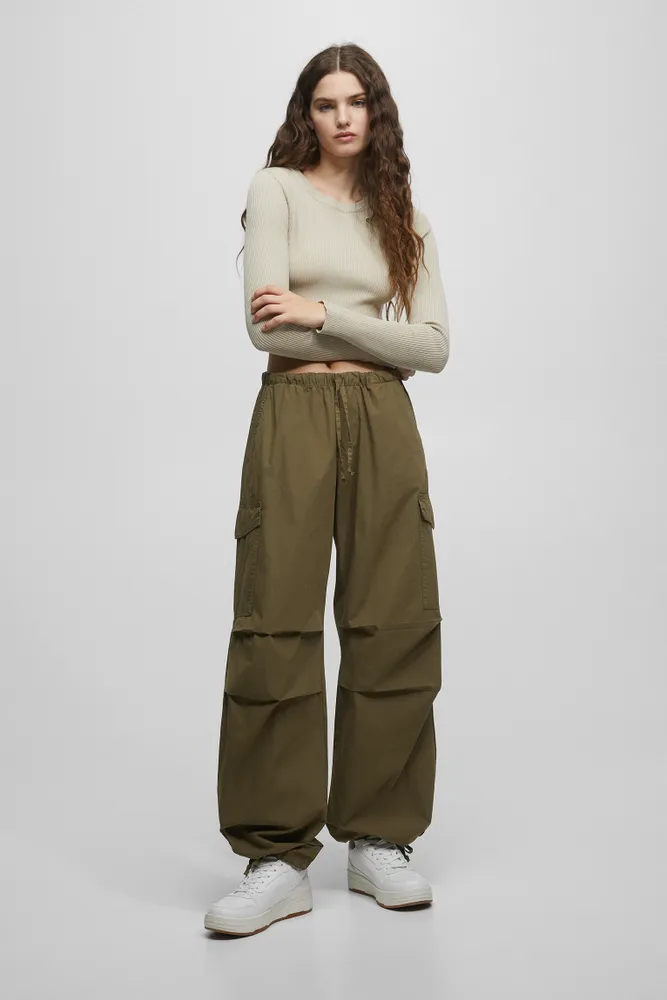 Pantalon parachute poches latérales