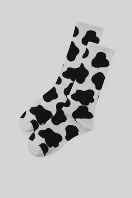 Chaussettes à imprimé vache