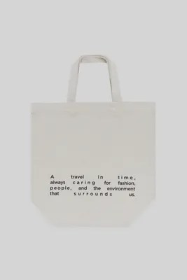 Tote bag toile inscription