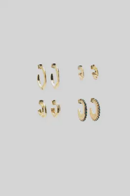 Lot boucles d’oreilles créoles