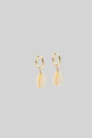 Boucles d’oreilles anneaux coquillage