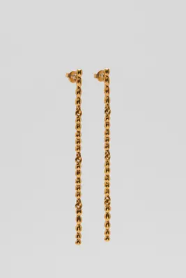 Boucles d’oreilles pendantes texturées plaqué or