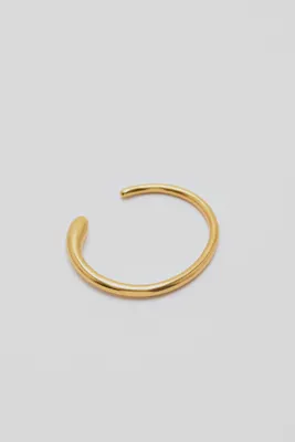Bracelet manchette asymétrique plaqué or