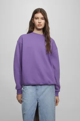 Sweat basique oversize col rond