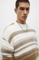Pull en maille à rayures