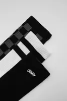 Lot chaussettes hautes carreaux