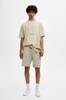 Bermuda jogger poches fermeture Éclair