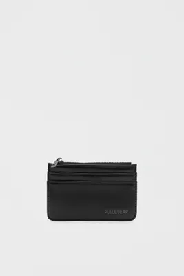 Portefeuille noir avec porte-cartes