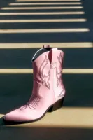 Bottines à talon cowboy